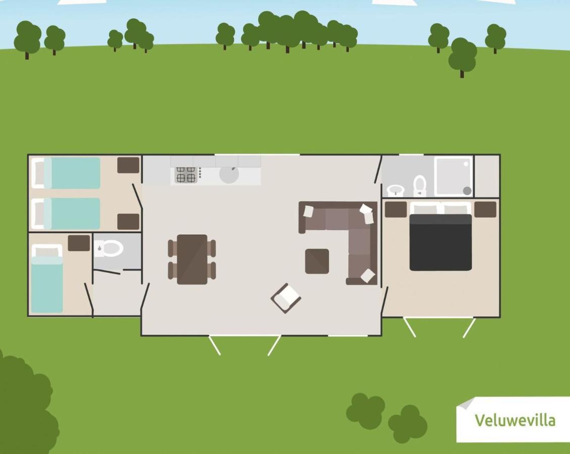 6-persoons Veluwe Villa Voorthuizen Buitenkant foto